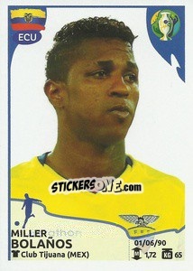 Sticker Miller Bolaños