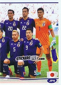 Sticker Japan Team (2) - CONMEBOL Copa América Brasil 2019 n. 284 - Panini