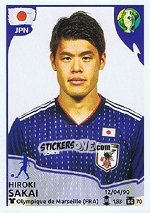 Sticker Hiroki Sakai - CONMEBOL Copa América Brasil 2019 - Panini