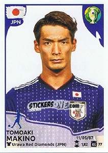 Cromo Tomoaki Makino - CONMEBOL Copa América Brasil 2019 - Panini