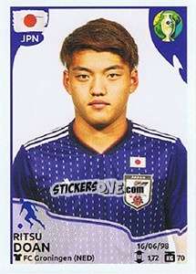 Sticker Ritsu Doan - CONMEBOL Copa América Brasil 2019 n. 300 - Panini