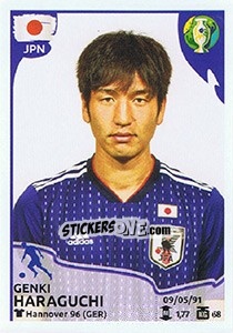 Sticker Genki Haraguchi - CONMEBOL Copa América Brasil 2019 n. 301 - Panini