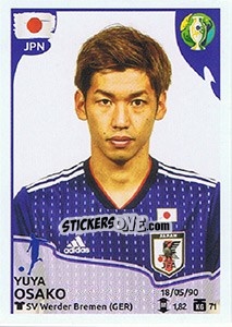 Sticker Yuya Osako - CONMEBOL Copa América Brasil 2019 n. 304 - Panini
