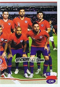 Sticker Chile Team (2) - CONMEBOL Copa América Brasil 2019 - Panini