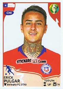 Sticker Erick Pulgar - CONMEBOL Copa América Brasil 2019 - Panini