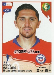 Sticker Diego Valdés