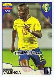 Sticker Enner Valencia (ECU) - CONMEBOL Copa América Brasil 2019 - Panini