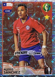 Figurina Alexis Sánchez (CHI) - CONMEBOL Copa América Brasil 2019 - Panini