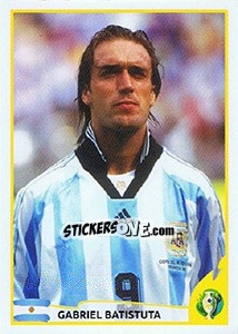 Figurina GABRIEL BATISTUTA - CONMEBOL Copa América Brasil 2019 - Panini