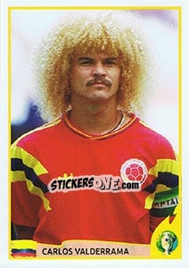 Figurina CARLOS VALDERRAMA 1 - CONMEBOL Copa América Brasil 2019 - Panini