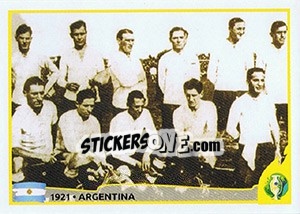 Figurina 1921 - ARGENTINA