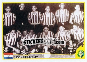 Sticker 1953 - PARAGUAY