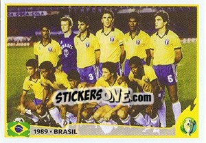 Cromo 1989 - BRASIL - CONMEBOL Copa América Brasil 2019 - Panini