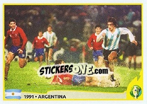 Figurina 1991 - ARGENTINA (top scorer) - CONMEBOL Copa América Brasil 2019 - Panini