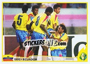 Cromo 1993 - ECUADOR