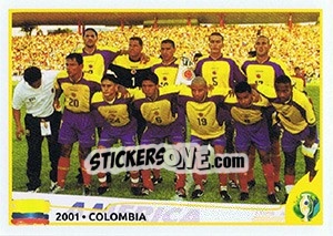 Sticker 2001 - COLOMBIA - CONMEBOL Copa América Brasil 2019 - Panini