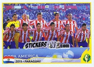 Sticker 2011 - PARAGUAY - CONMEBOL Copa América Brasil 2019 - Panini