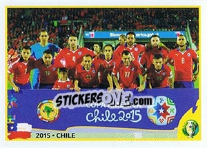 Sticker 2015 - CHILE - CONMEBOL Copa América Brasil 2019 - Panini