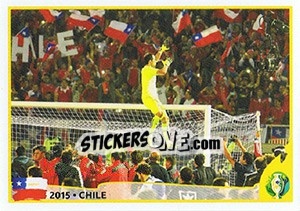 Figurina 2015 - CHILE (best goalkeeper) - CONMEBOL Copa América Brasil 2019 - Panini