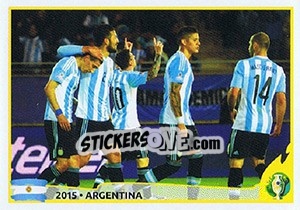 Cromo 2015 - ARGENTINA (best player) - CONMEBOL Copa América Brasil 2019 - Panini