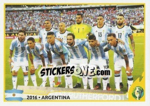 Cromo 2016 - ARGENTINA - CONMEBOL Copa América Brasil 2019 - Panini