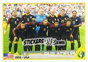 Sticker 2016 - USA - CONMEBOL Copa América Brasil 2019 - Panini