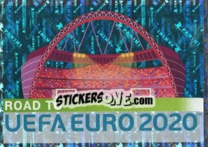 Sticker Road to UEFA Euro 2020 Logo