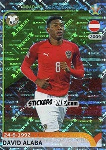 Sticker David Alaba - Road to UEFA Euro 2020 n. 2 - Panini
