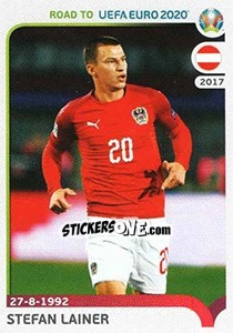 Figurina Stefan Lainer - Road to UEFA Euro 2020 - Panini