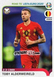 Sticker Toby Alderweireld - Road to UEFA Euro 2020 n. 20 - Panini