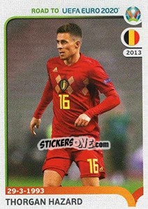 Sticker Thorgan Hazard - Road to UEFA Euro 2020 n. 26 - Panini