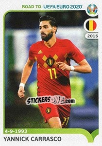 Sticker Yannick Carrasco - Road to UEFA Euro 2020 n. 30 - Panini