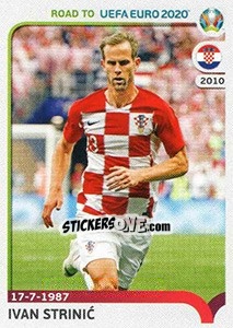 Sticker Ivan Strinic - Road to UEFA Euro 2020 n. 40 - Panini