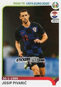 Sticker Josip Pivaric - Road to UEFA Euro 2020 n. 41 - Panini