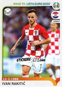Sticker Ivan Rakitic - Road to UEFA Euro 2020 n. 42 - Panini