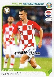 Sticker Ivan Perišic - Road to UEFA Euro 2020 n. 46 - Panini