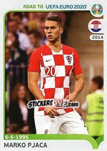 Sticker Marko Pjaca - Road to UEFA Euro 2020 n. 49 - Panini