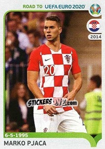 Cromo Marko Pjaca - Road to UEFA Euro 2020 - Panini