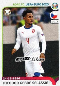 Sticker Theodor Gebre Selassie - Road to UEFA Euro 2020 n. 52 - Panini