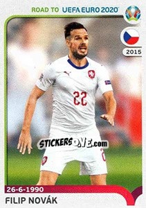 Sticker Filip Novák - Road to UEFA Euro 2020 n. 54 - Panini