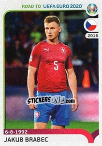 Figurina Jakub Brabec - Road to UEFA Euro 2020 - Panini