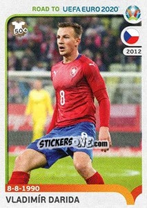 Sticker Vladimír Darida - Road to UEFA Euro 2020 n. 58 - Panini