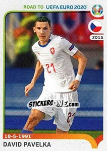 Cromo David Pavelka - Road to UEFA Euro 2020 - Panini