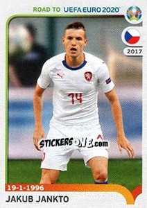 Sticker Jakub Jankto - Road to UEFA Euro 2020 n. 61 - Panini