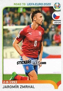 Sticker Jaromír Zmrhal - Road to UEFA Euro 2020 n. 63 - Panini