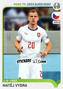 Figurina Matěj Vydra - Road to UEFA Euro 2020 - Panini