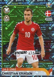 Sticker Christian Eriksen - Road to UEFA Euro 2020 n. 66 - Panini