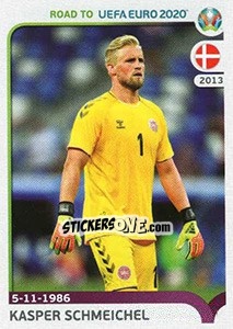 Cromo Kasper Schmeichel - Road to UEFA Euro 2020 - Panini