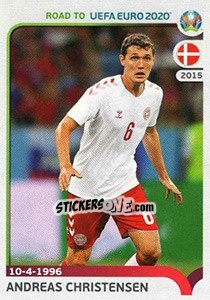 Figurina Andreas Christensen - Road to UEFA Euro 2020 - Panini