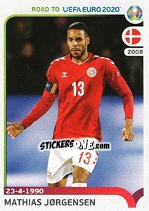 Figurina Mathias Jørgensen - Road to UEFA Euro 2020 n. 70 - Panini
